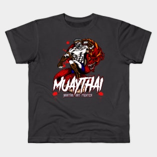Muaythai fighter Kids T-Shirt